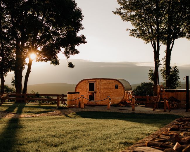 Osada Zieleniec latem