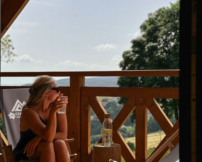 Osada Zieleniec latem