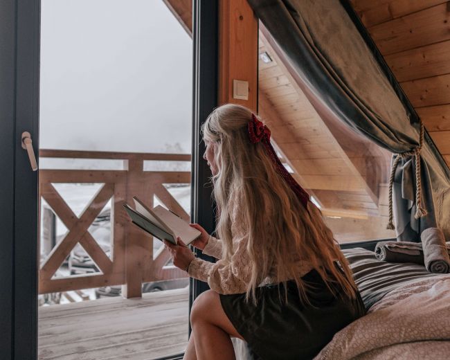 Osada Zieleniec zimą